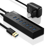 UGREEN US219 7in1 USB to 7x USB 3.0 adapter (grey)
