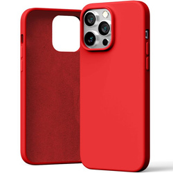 MERCURY SILICONE CASE IPHONE 15 PRO MAX (6.7), RED / CZERWONY