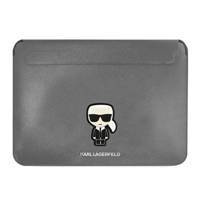 Karl Lagerfeld Sleeve KLCS16PISFG 16 "Silber / Silber Saffiano Ikonik Karl