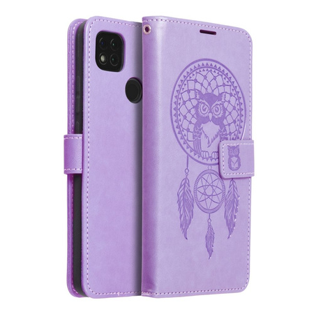 Kabura MEZZO Book do XIAOMI Redmi 9C / 9C NFC łapacz snów fioletowy