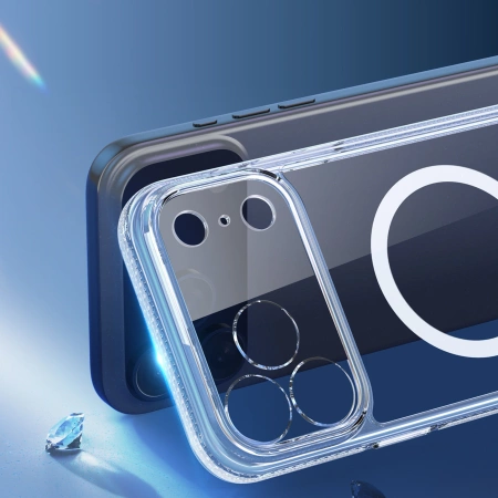 Dux Ducis Clin Mag Case für iPhone 17 Pro, kompatibel mit MagSafe, transparent