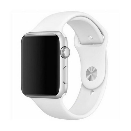 Mercury pasek Silicon Apple Watch 38/40/41 mm biały/white