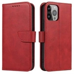 Wallet Case with Stand for iPhone 15 Pro Magnet Case - Red