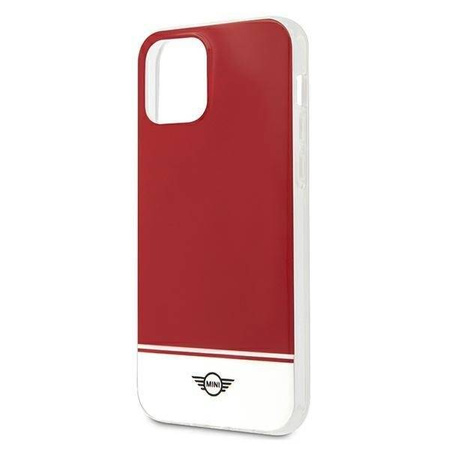 Mini MIHCP12LPCUBIRE iPhone 12 Pro Max 6,7" czerwony/red hard case Stripe Collection