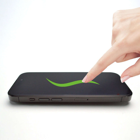 9H tempered glass with mounting frame for iPhone 14 Plus Wozinsky Premium Glass - black