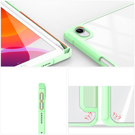 Dux Ducis Toby pancerne etui z klapką Smart Case do iPad mini 2021 z uchwytem na Apple Pencil zielony