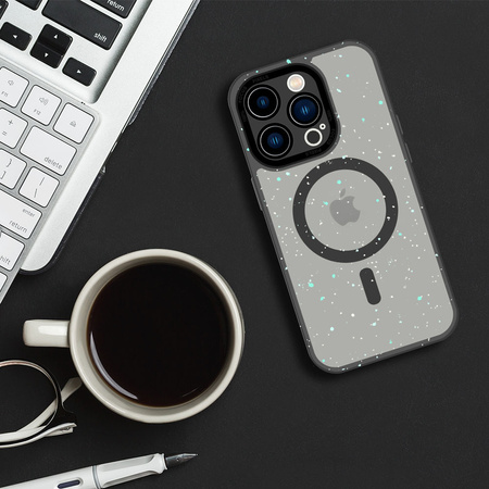 Tel Protect Magnetic Splash Frosted Case do Iphone 15 Pro Czarny