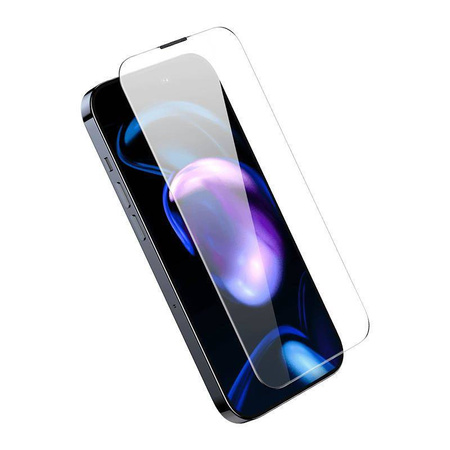 Szkło Hartowane IPHONE 14 PRO Baseus Corning z Filtrem Przeciwpyłowym