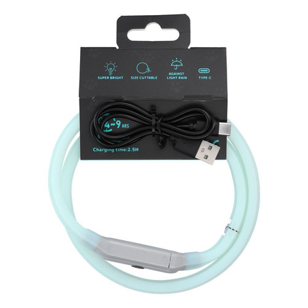 Silikonowa obroża dla zwierząt LED LLFG24034