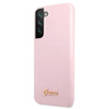 Guess GUHCS22MLSLMGLA S22 + S906 lavender / lavender hardcase Silicone Script Metal Logo