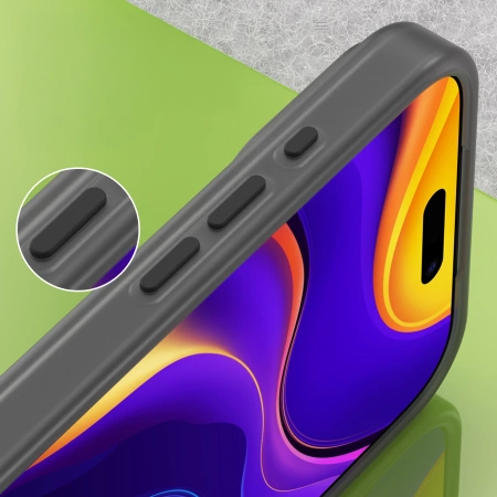 Etui Magnetic Abrasive na iPhone 17 Pro Max kompatybilne z MagSafe - matowe czarne