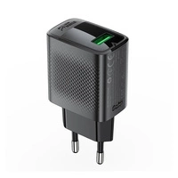 Acefast A90 GaN USB-A QC 18W Netzwerkladegerät – Schwarz