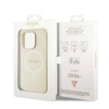 Guess GUHMP15LPSAHMCB iPhone 15 Pro 6.1&quot; gold/gold hardcase Saffiano MagSafe