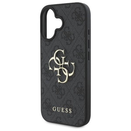 Original Handyhülle IPHONE 16 PLUS Guess Hardcase 4G Big Logo (GUHCP16M4GMGGR) schwarz