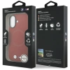 Etui BMW M FW Metal Logo MagSafe na iPhone 17 - czerwone