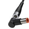 Baseus magnetyczny kabel do zasilania ładowania laptopa Lenovo USB Typ C - DC Round (7,9 mm x 5,5 mm) 100W 2m czarny (CATXC-Y01)