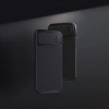 Nillkin Synthetic Fiber S Case iPhone 14 Hülle mit Kameraabdeckung, schwarz