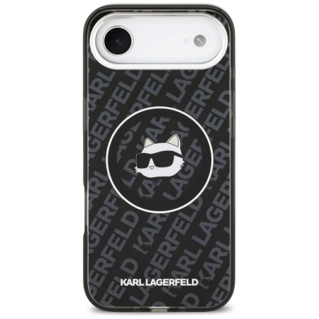 Karl Lagerfeld IML Choupette Head Logo MagSafe iPhone Air Case - Black
