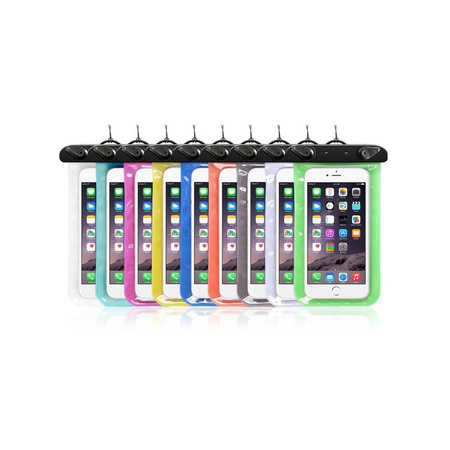 Etui Wodoodporne uniwersalne z plastikowym zamknięciem - niebieski