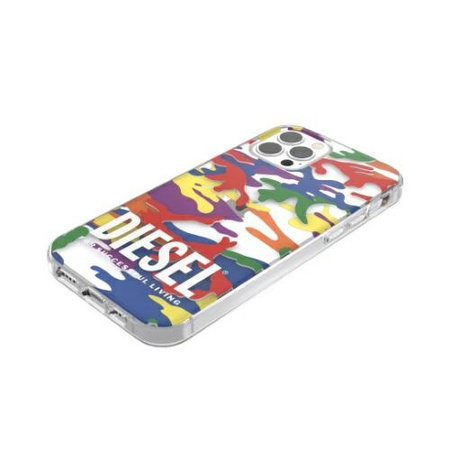 Diesel Clear Case Pride Camo AOPiPhone 12/12 Pro multikolor/colorful 44332
