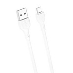 Kabel 2.4A 2m USB - Lightning XO NB200 biały