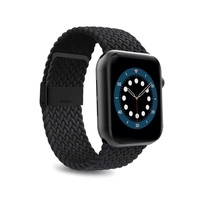 Puro Loop Nylonarmband für Apple Watch 38 / 40 / 41 mm - Schwarz