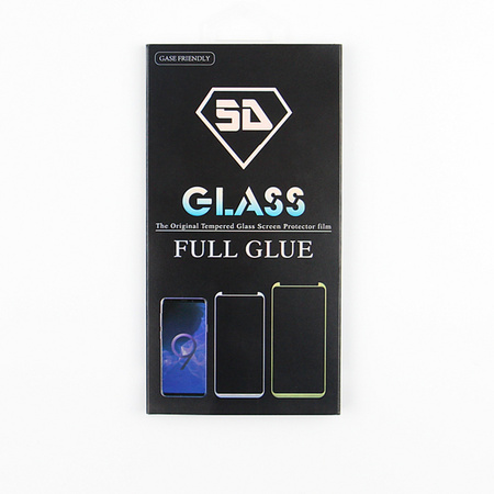 Szkło hartowane 5D do iPhone 16 Plus 6,7&quot; czarna ramka