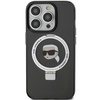 Karl Lagerfeld KLHMP15XHMRSKHK iPhone 15 Pro Max 6,7" schwarz/schwarz Hardcase Ring Stand Karl Head MagSafe