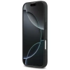 Mercedes Leather Star Pattern Stripes MagSafe case for iPhone 17 - black