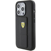 Ferrari nakładka do iPhone 15 Pro Max 6,7" FEHCP15XGSPSIK czarna HC GRIP STAND PU