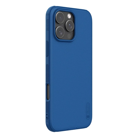 Nillkin Super Frosted Shield Pro Hülle für iPhone 16 Pro – blau