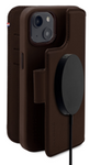 Decoded Abnehmbare Brieftasche – MagSafe-kompatible Lederschutzhülle für iPhone 14 Plus (braun)