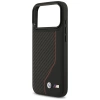 Etui BMW M Carbon Line & Logo MagSafe na iPhone 17 Pro Max - czerwone