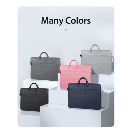 DUX DUCIS LBTC - torba na laptop 13-13,9" Horizontal Handbag - ciemno szary
