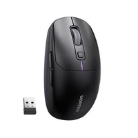 Ugreen MU103 Bluetooth 5.0 Computermaus / 2,4 GHz USB-Empfänger – Schwarz