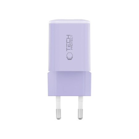 TECH-PROTECT NCM33 2-PORT NETWORK CHARGER PD 33W / QC3.0 BABY PURPLE