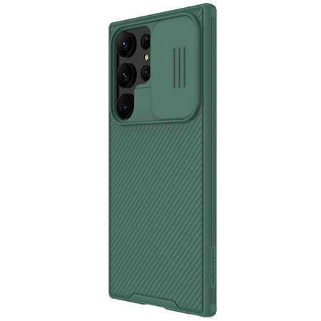 Nillkin CamShield Pro Case etui Samsung Galaxy S23 Ultra pokrowiec z osłoną na aparat zielone