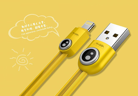 REMAX Kabel Lemen RC-101m - USB na Micro USB - Żółty