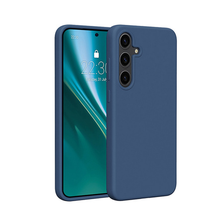 Etteri Silicone case do Samsung Galaxy S25 Edge ciemnoniebieska