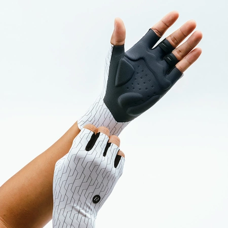 Rockbros Rennradhandschuhe Größe: M - Schwarz und Weiß