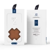 Dux Ducis Skin X2 Hülle Samsung Galaxy S23+ Flip Case Wallet Stand braun