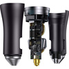 Baseus Golden Contactor Pro car charger 2x USB-C 40W gray (CGJP000013)