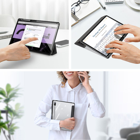 DUX DUCIS Toby - etui smart case z miejscem na rysik do Samsung Tab S9 Plus czarne