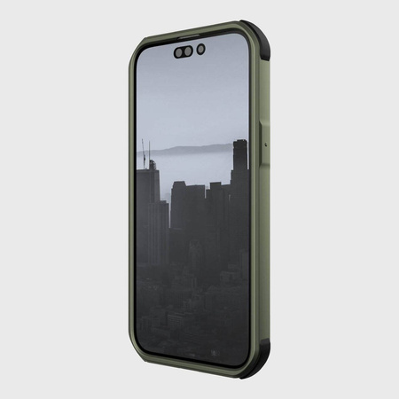Raptic X-Doria Fort Case iPhone 14 Pro mit gepanzerter MagSafe-Hülle grün