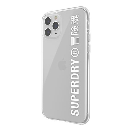 SuperDry Snap iPhone 11 Pro Max Clear Ca se biały/white 41580
