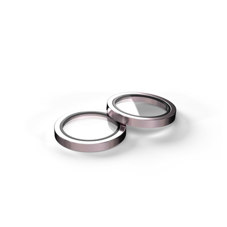 Etteri szkło na aparat do iPhone 15 / 15 Plus różowy