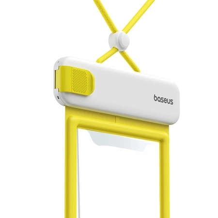 Baseus DeepDive-Gehäuse wasserdicht IPX8 mit 4 Dichtungsschichten – weiß und gelb