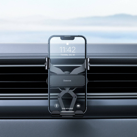 Baseus Gravity Air Vent Autotelefonhalter (Air Outlet Version) schwarz (SUWX010001)