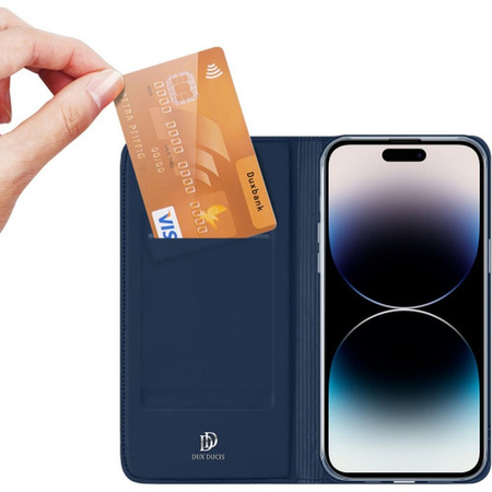 Dux Ducis Skin Pro Wallet Case für iPhone 15 Pro – Blau