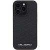 Karl Lagerfeld Quilted K Pattern case for iPhone 15 Pro - black